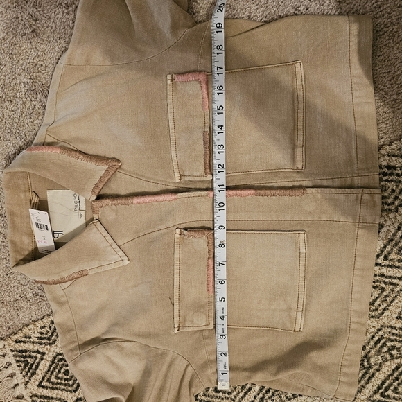 Anthropologie NWT Pilcro Cropped Utility Jacket Size S - Picture 9 of 10